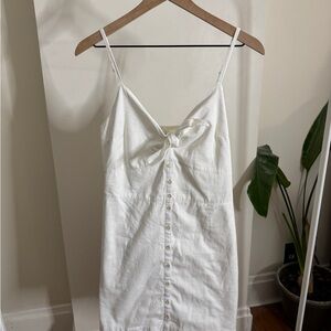 Abercrombie & Fitch White Cocktail Dress